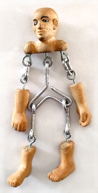 Little wooden person